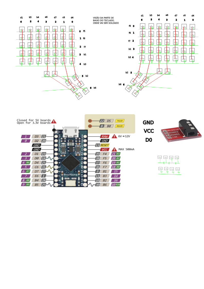 diagrama handwired dactyl